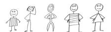 Youth Stick Figures